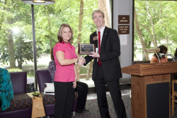 Jenny King Receiving CHASS Award